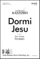 Dormi Jesu SSATB choral sheet music cover